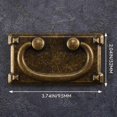 thumbnail image 5 of 4pcs Vintage Antique Bronze Drawer Ring Pull Handles, Cabinet Door Furniture Handle Decoration A, 5 of 5