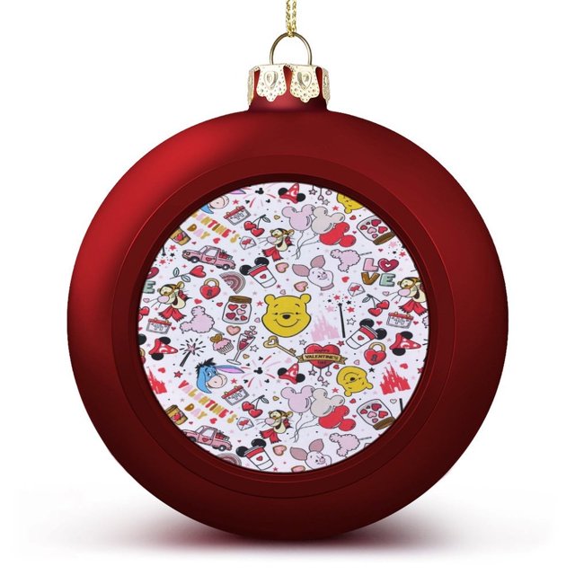 Bolas navideñas de Mickey Mouse y Minnie Mouse, decoración navideña, decoración para fiestas, adornos para árboles