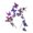Purple, variant on Butterfly Fascinator Headbands for Women Feather Wedding Crown Tea Party Halloween Hair Wreath Boho Fashion Headband 1 PC Purple one size