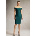thumbnail image 2 of Vestido Bellabarnetten Fantine con hombros descubiertos, vendaje midi, 2 of 6