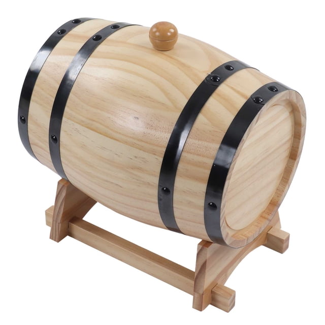 Self Brewed Wine Pine Aging Barrels For Bar Catering
