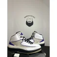 thumbnail image 1 of Ni - ke Ni - ke Air Jordan 2 II Retro Men Sneaker Dark Concord White 385475-153 Size 11, 1 of 5