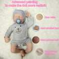 thumbnail image 3 of Babesnug Reborn Baby Dolls,20" Avatar Lifelike Baby Soft Body Realistic Gift Set,Newborn Soft Cloth Body with Feeding Toy for Kids Age 3 +, 3 of 8