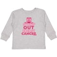 thumbnail image 3 of Inktastic Stomp Out Breast Cancer with Pink Cowgirl Boots Boys or Girls Long Sleeve Toddler T-Shirt, 3 of 5