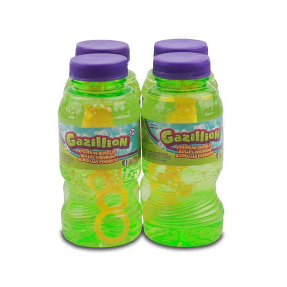 4 flacons de solution Gazillion Bubbles (8 onces)