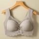 thumbnail image 4 of Sujetador con hebilla delantera y encaje para mujer - Sin aros, ajustable - Talla grande - Informal/Sexy, 4 of 7