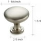 thumbnail image 3 of Ravinte 30 Pack Kitchen Cabinet Knobs Brushed Nickel Zinc Knobs Drawer Pulls Door Dresser Drawer Handles Knobs for Dresser Drawers, 3 of 5