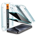 thumbnail image 1 of Protector de pantalla Spigen Glastr EZ FIT Privacy para iPhone 15 Pro, 1 of 8