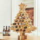 thumbnail image 3 of Adviento De Navidad Cuenta Regresiva 24 Árbol De Navidad De Madera Mini Soporte Para Alcohol Soporte Para Botella De Vino Decoración Regalos seitruly HA043555-01, 3 of 6