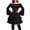 Black*Festival Dress, variant on Kinrui Women's Pirate Costume Retro Renaissance Ruffle Outfit Set Steampunk Gothic Lace Up High Waist Layered Dress Red XL