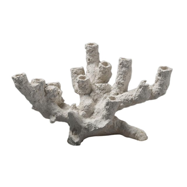 Decoración de nido, resistente, multifuncional, creativa, cerámica marina, anémona, pecera. Estilo A