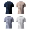 thumbnail image 3 of Playeras Hombre 100% Tendencia Cómoda Paquete De 4 U, 3 of 5
