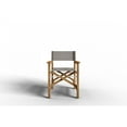 thumbnail image 2 of Directeur Teak Outdoor Folding Armchair in Taupe Dura-Sling Fabric, 2 of 5