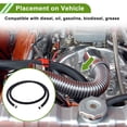 thumbnail image 2 of Manguera de combustible Unique Bargains AN-6 5.02 Ft L 8.71mm ID 14.22mm OD Manguera de vacío Manguera de combustible automotriz 1 pieza, 2 of 7