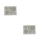 thumbnail image 1 of Moyic Feiqiong nuevo 3D Rosa molde para galletas flor molde de silicona DIY flor Fondant hornear pastel moldes artesanía herramienta de gris 2piezas, 1 of 6
