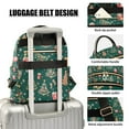 thumbnail image 3 of FORMRS Mini Backpack Purse for Women Travel Daypack Casual Shoulder Bag, Green Christmas Gingerbread, 3 of 7