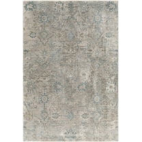 BoutiqueRugs Gilmanton Traditional Area Rug - Medium Gray, Peach, Taupe - 2' x 2'11"