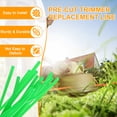 thumbnail image 4 of Uxcell 100-Pack Pre-Cut Trimmer Line, 0.095 Inch x 12 Inch Round Nylon String, Replacement Line for Trimming Grasses and Weeds [Green], 4 of 7