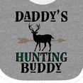 thumbnail image 4 of Inktastic Daddy Hunting Buddy Bow Hunter Boys Baby Bib, 4 of 4