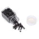 thumbnail image 2 of Tubos de extensión de cabello con microanillos de silicona y aluminio, decoraciones para trenzas de cabello, color marrón oscuro., 2 of 9
