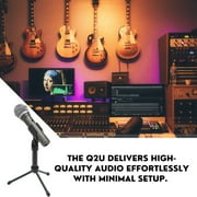 Samson Q2U Handheld Dynamic USB Microphone Recording and Podcasting Pack (Black)