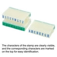 thumbnail image 3 of Unique Bargains Plastic 26 Digits Font Size 4 Alphabet A-Z Detachable Letter Stamp Set, 3 of 5
