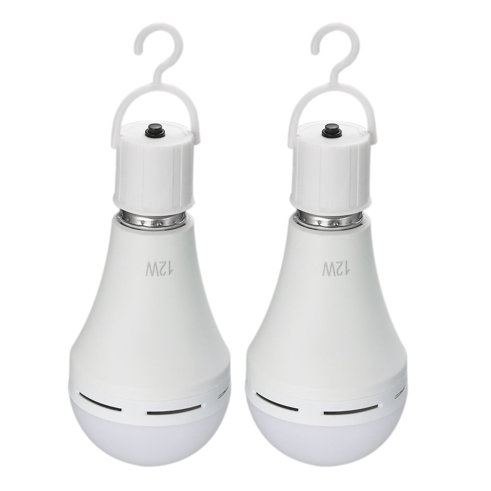 E27 Base LED Rechargeable Emergency Bulb 4-6 Wat 2-in-1 Light & Flashlight 