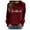 Wine, variant on DDAPJ pyju Long Sleeve T-shirt for Women Dog Paw Heart Print Pullover Tops Teen Girls Cute Graphic Tees Loose Casual Round Neck Raglan Top Valentine's Day Fashion Gift Ideas Wine XXXL