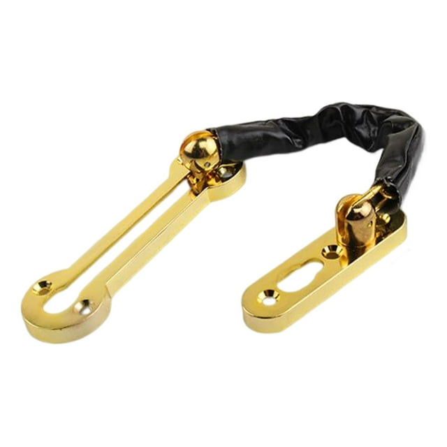 GUOOL Chain Door Lock Easy to Install Security and Protection Door Mount Security Door 20x12.9cm Aureate