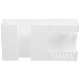 WRITWAA Wall Phone Holder Abs General Users Home Use 1Set 6.68X3.14X1.38in