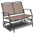 thumbnail image 1 of Gymax Patio Loveseat Glider Rocking Bench Double Chair With Arm Backyard Outdoor, 1 of 6
