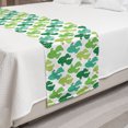 thumbnail image 2 of Succulent Bed Runner, Cactus with Flower Spikes Desert Plantation, Decorative Accent Bedding Scarf for Hotels Homes and Guestrooms, King, Green Dark Seafoam, by Ambesonne, 2 of 2