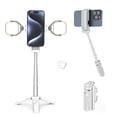 thumbnail image 1 of Trípode Selfie Stick ULANZI JJ02 con mando a distancia para teléfono, color blanco, 1 of 8