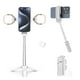 thumbnail image 1 of Trípode Selfie Stick ULANZI JJ02 con mando a distancia para teléfono, color blanco, 1 of 8