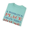 thumbnail image 3 of A Woman's Place Is In The House And The Senate Unisex Garment-Dyed T-shirt, 3 of 4