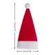 thumbnail image 3 of Porta cubiertos Jadeshay de Papá Noel Tela Cepillada Decoración Navideña, 3 of 11