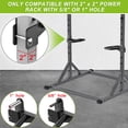 thumbnail image 2 of Accesorio Barra para Fondos SELEWARE para Power Rack 2 x 2 y 500 lbs, 2 of 7