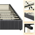 thumbnail image 6 of Yaheetech Queen Size Upholstered Storage Bed with 3 Storage Drawers, Dark Gray, 6 of 7