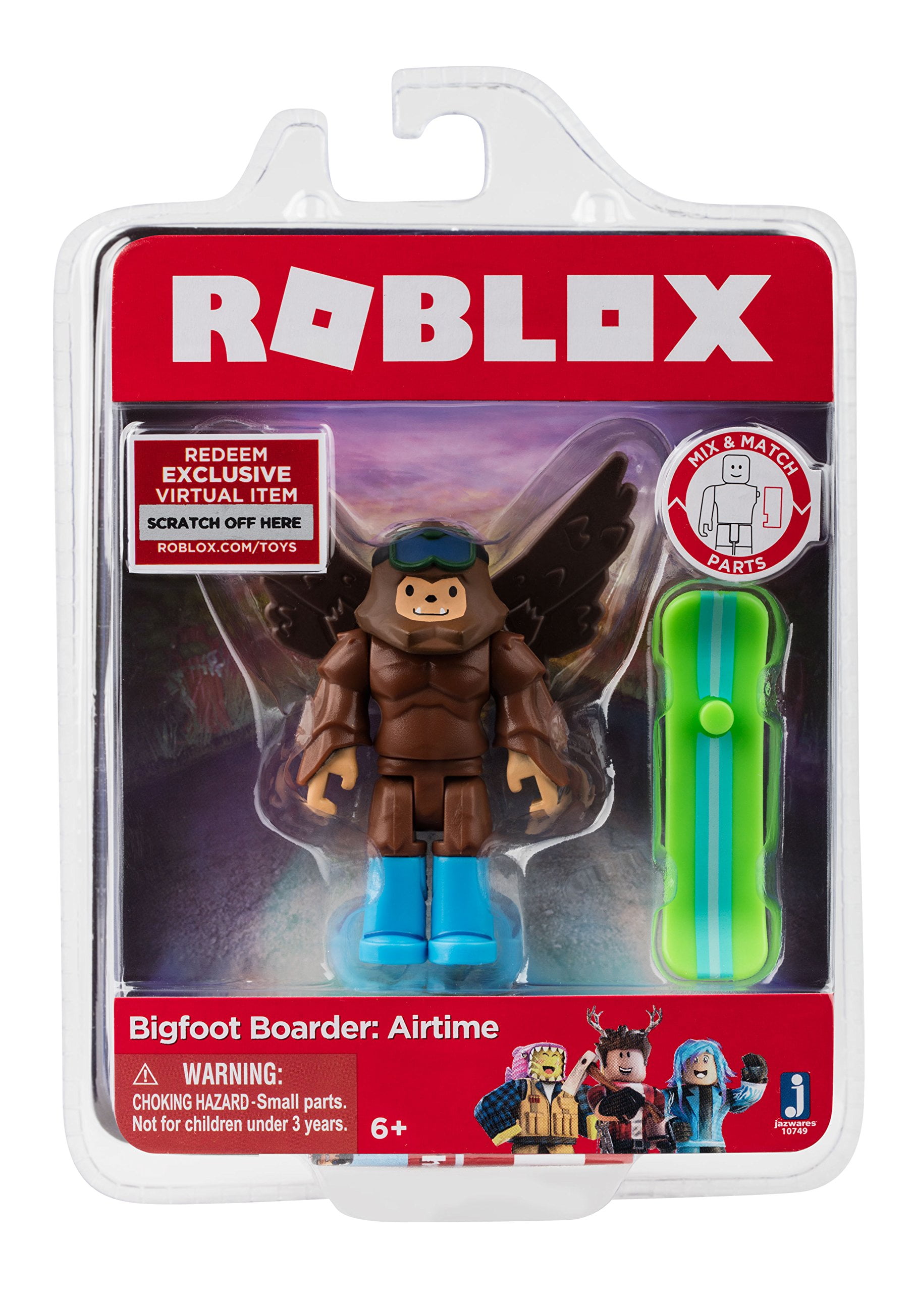 Roblox Bigfoot Boarder Airtime Figure Pack Walmart Com Walmart Com