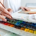 thumbnail image 6 of YongCo Watercolor Paint Pans Empty Half Pan Paint Storage Tin Travel Drawing Supplies, 6 of 9