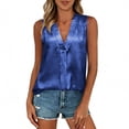 thumbnail image 2 of AUNVITO Women's Metallic Print Sleeveless V-Neck Tank Top for Party and Casual Gatherings, 2 of 9