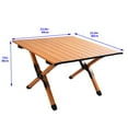 thumbnail image 4 of Outdoor Picnic Table In Aluminum Alloy, 23.6"x23.6", Foldable , 176 Lbs Bearing, Rust- Frame Portable Camping - Spacious For 4-6, 4 of 6