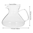 thumbnail image 5 of FENGGUIQU Clear Glass Coffee Maker Small Hand Pour Pot Round Belly Simple Design Home Use, 5 of 6