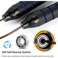 thumbnail image 3 of Skipping Rope Sports, Adjustable Jump Rope Weighted Handle, Steel Ball Bearings, Non-Slip Foam Handles, Steel Cable for Children Adults, 3 of 6