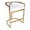 Polished Gold, variant on Beaumont Lane Metropolitan Living 25'' Modern Metal Counter Stool in Gold/White