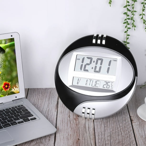 Reloj despertador, reloj electrónico Reloj de mesa para colgar en la pared Reloj electrónico Tecnología innovadora Jadeshay A