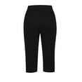 thumbnail image 6 of Coorders No Bunderies Womens High Waist Fitness Shorts, Ladies Oversized Casual Shorts for Summer, Black, Size M, 6 of 7