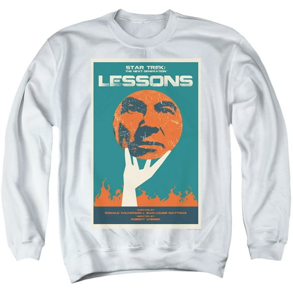 Star Trek Tng Season 6 Episode 19 Adult Crewneck Sweatshirt White