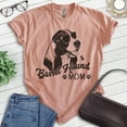 thumbnail image 2 of Basset Hound Mom, Unisex Women's Shirt, Basset Hound Owner, Funny Dog Mom Gift, Heather Sunset, Medium, 2 of 6