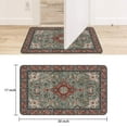 thumbnail image 6 of Boho Brown Vintage Carpet Welcome Door Mat Decorative Doormat Farmhouse Low-Profile Floor Rug Switch Mat for Home Indoor Outdoor Decorations 17 X 30 Inch, 6 of 6
